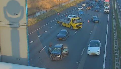 Ongeluk op de A20