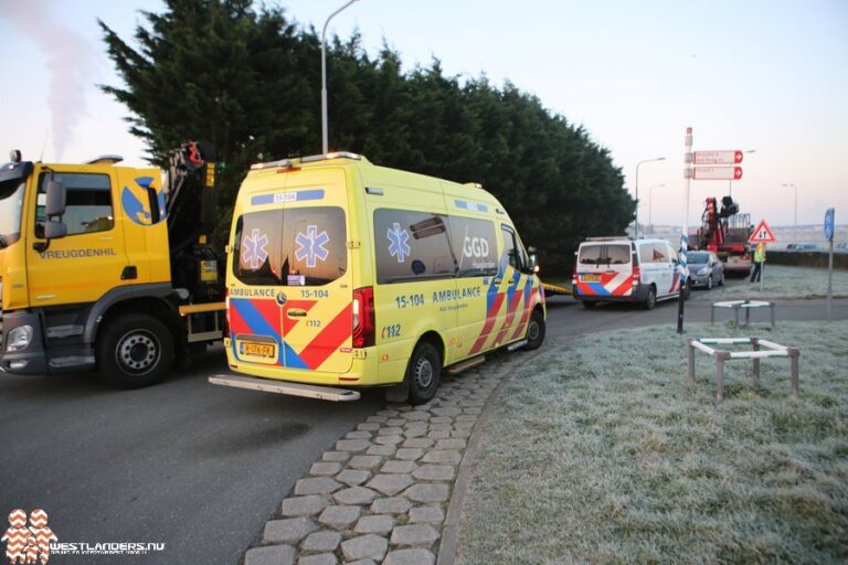 Kop-staart ongeluk aan de N211