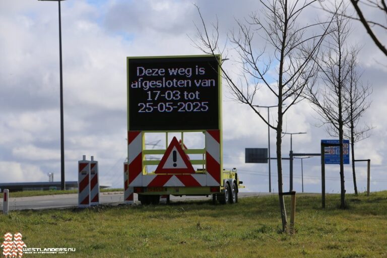 Hoeksebaan ruim 2 maanden dicht vanaf maandag