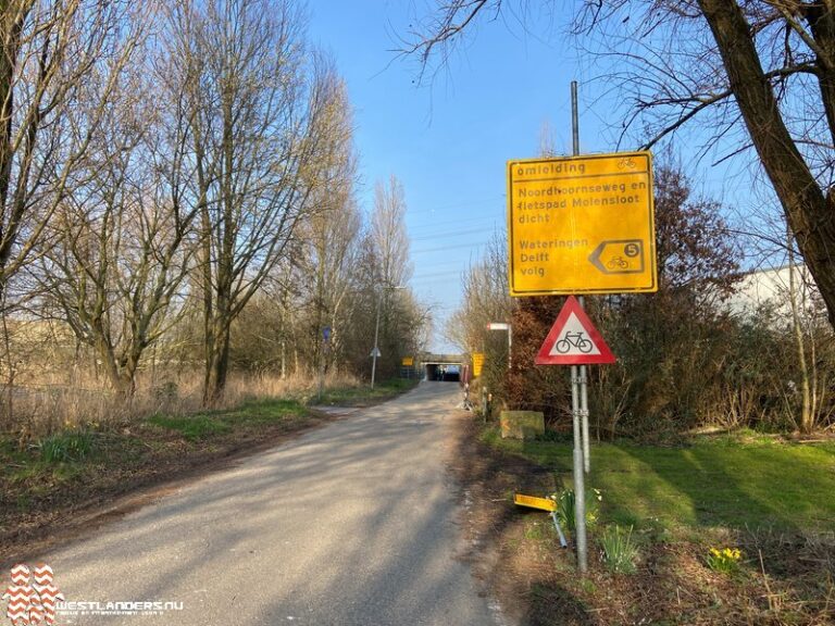 Noordhoornseweg 4,5 maand afgesloten voor verkeer