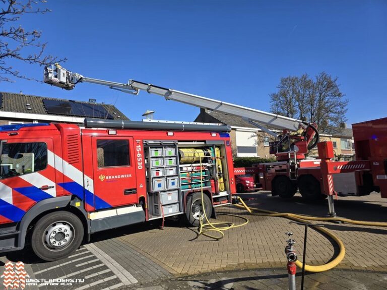 Middelbrand in woning Hagemanstraat