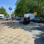 Kop-staart ongeluk op de Erasmusweg
