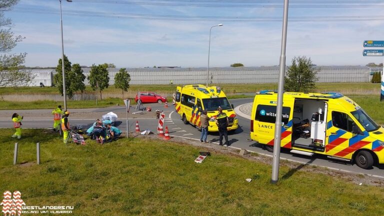 Verkeersregelaar ernstig gewond na aanrijding met vrachtwagen