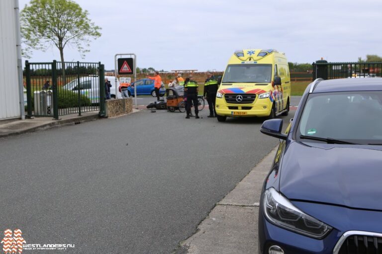 Scooterrijder gewond na ongeluk Galgeweg