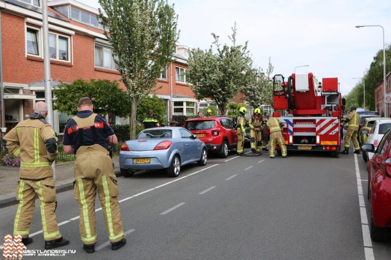 Schoorsteenbrand aan de Frederik Hendrikstraat
