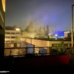 Flinke brand in loods bij Koperwerf