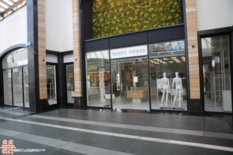 Lege kledingwinkel van Gerry Weber