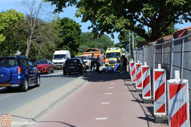 Fatbiker gewond na aanrijding met bedrijfswagen