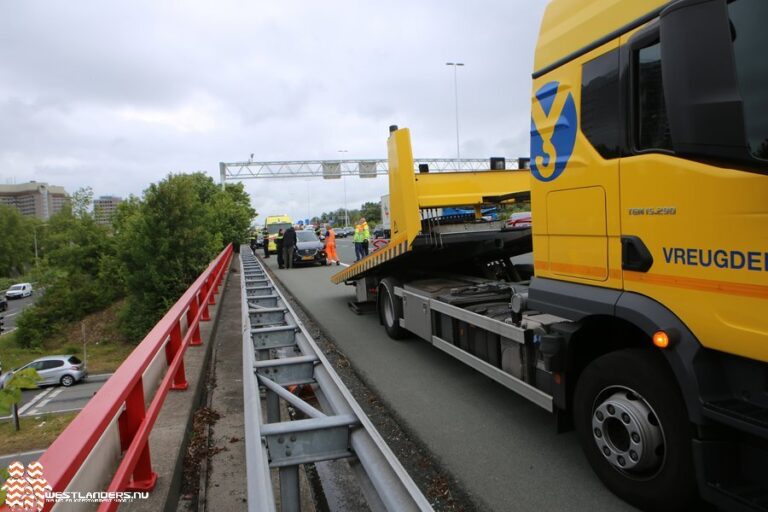 Kop staart ongeluk op de A4