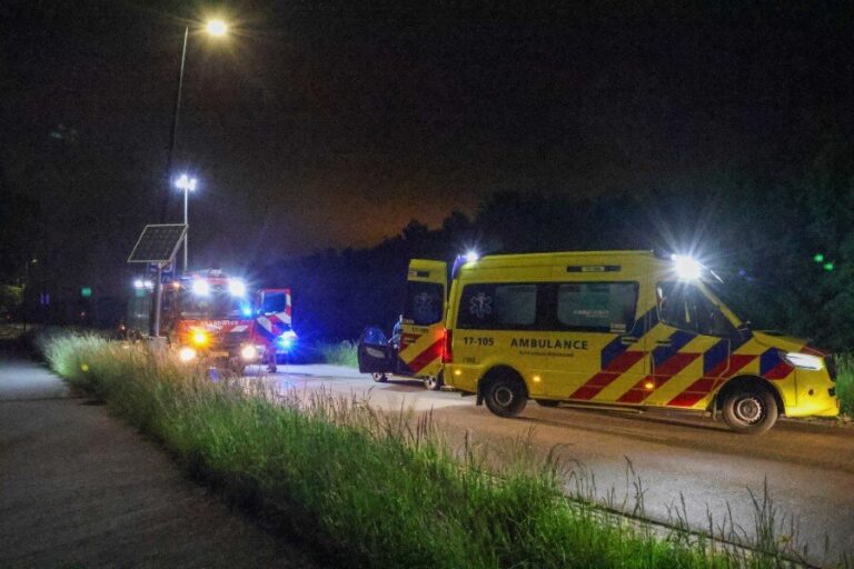 Overleden vrouw gevonden in berm naast auto