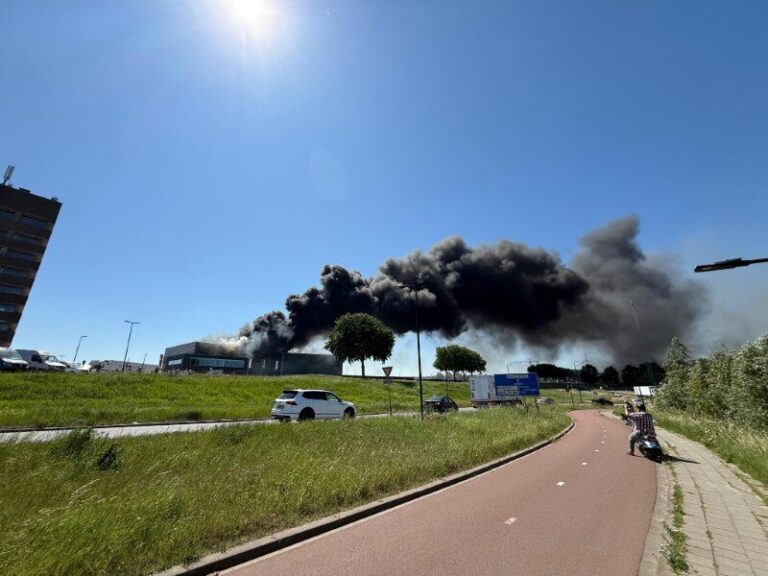 GRIP 2 brand bij afvalverwerker Maassluissedijk