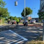 Scooterrijdster gewond na ongeluk Dorpskade