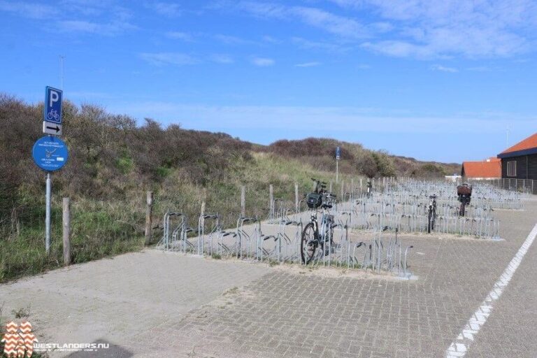 Geen geld voor toezicht bij fietsenstallingen op het strand