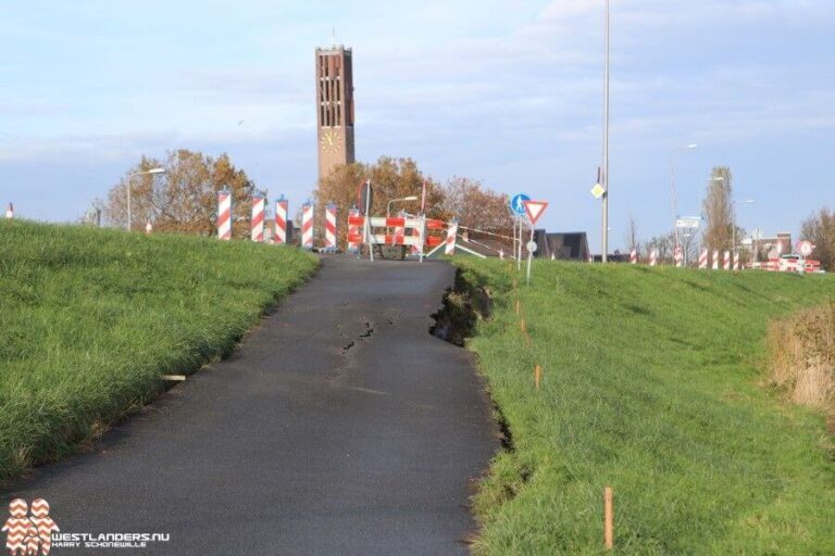 Start met herstel verzakking Maasdijk