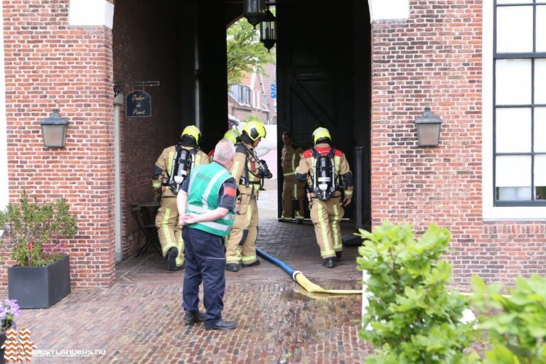 Binnenbrand bij de Nederhof
