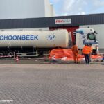 Berging vrachtwagen met 30 ton krijt