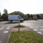 Taxichauffeur licht gewond na ongeluk Vogelaer