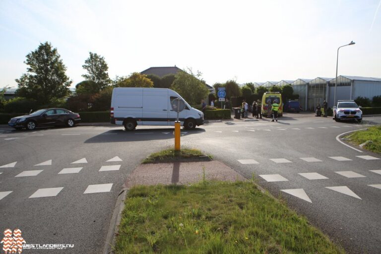 Taxichauffeur licht gewond na ongeluk Vogelaer