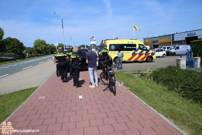 Scooterrijder gewond na aanrijding Nieuweweg