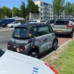 Bestuurster brommobiel gewond na ongeluk Erasmusweg